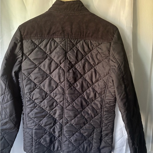 J. Crew Men's Dark Quilted Raincoat - Picture 4 of 4